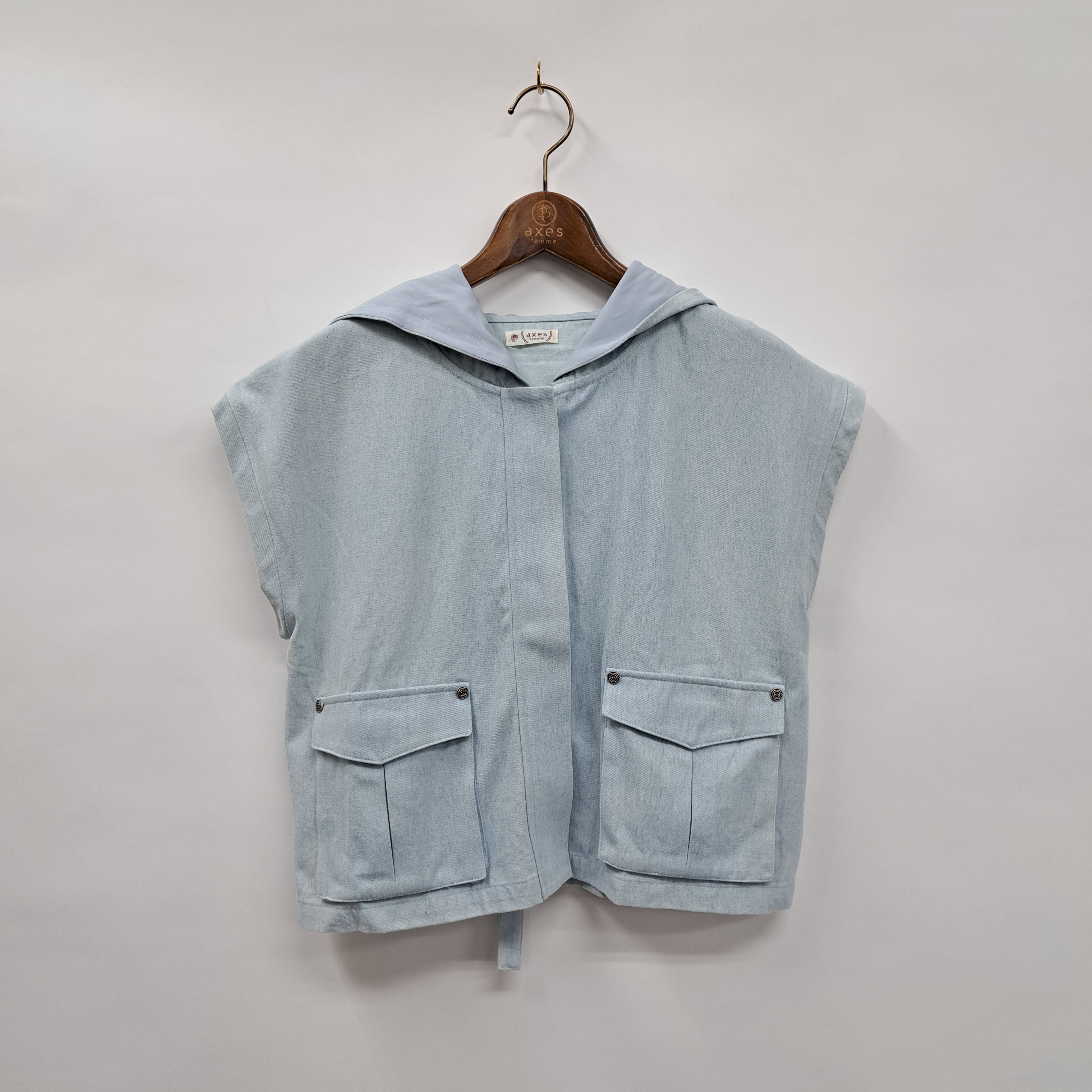 RISLEY フード付きベスト リズレー ミリタリー レディース夏服