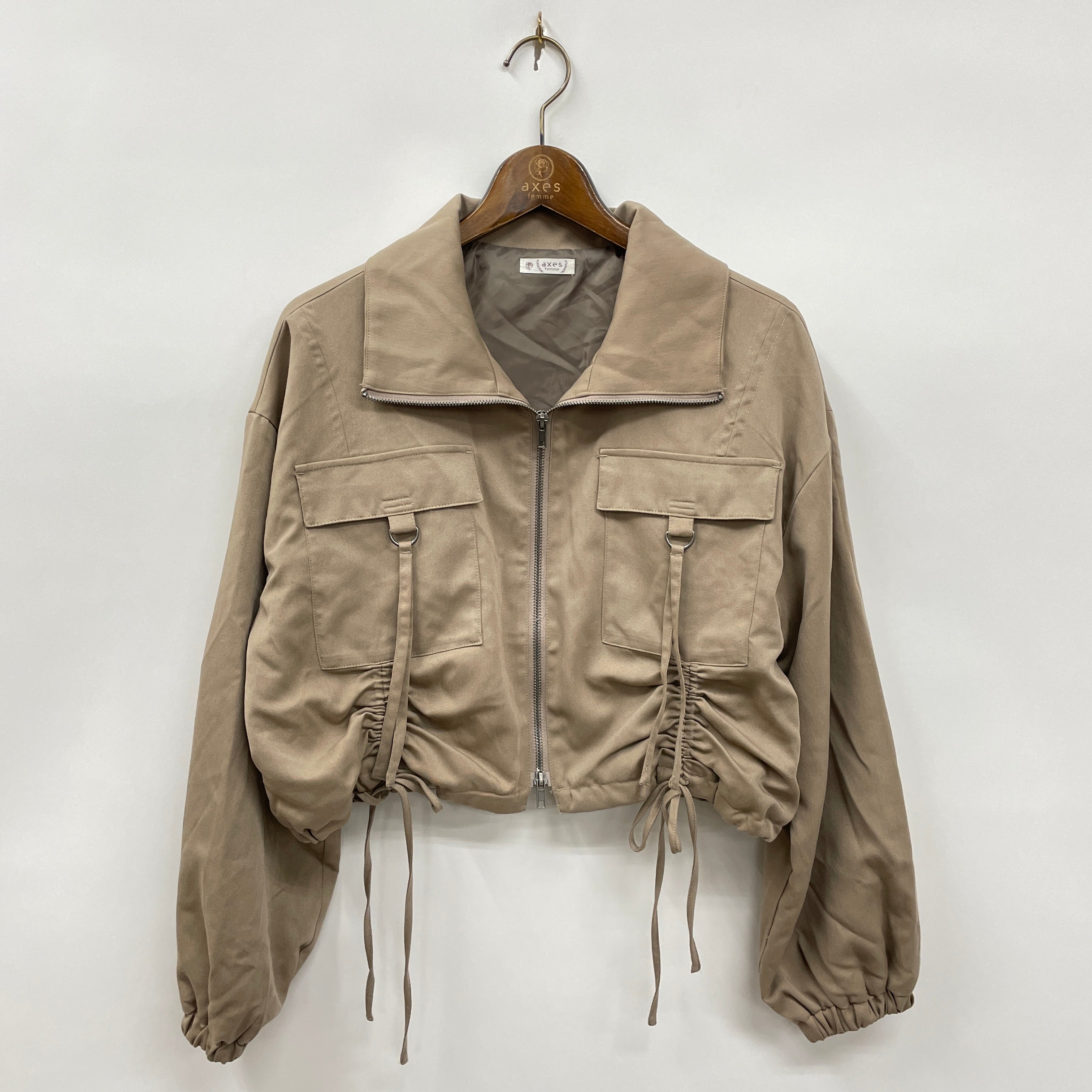 ギャザーデザインブルゾン – PASTEQIDOR