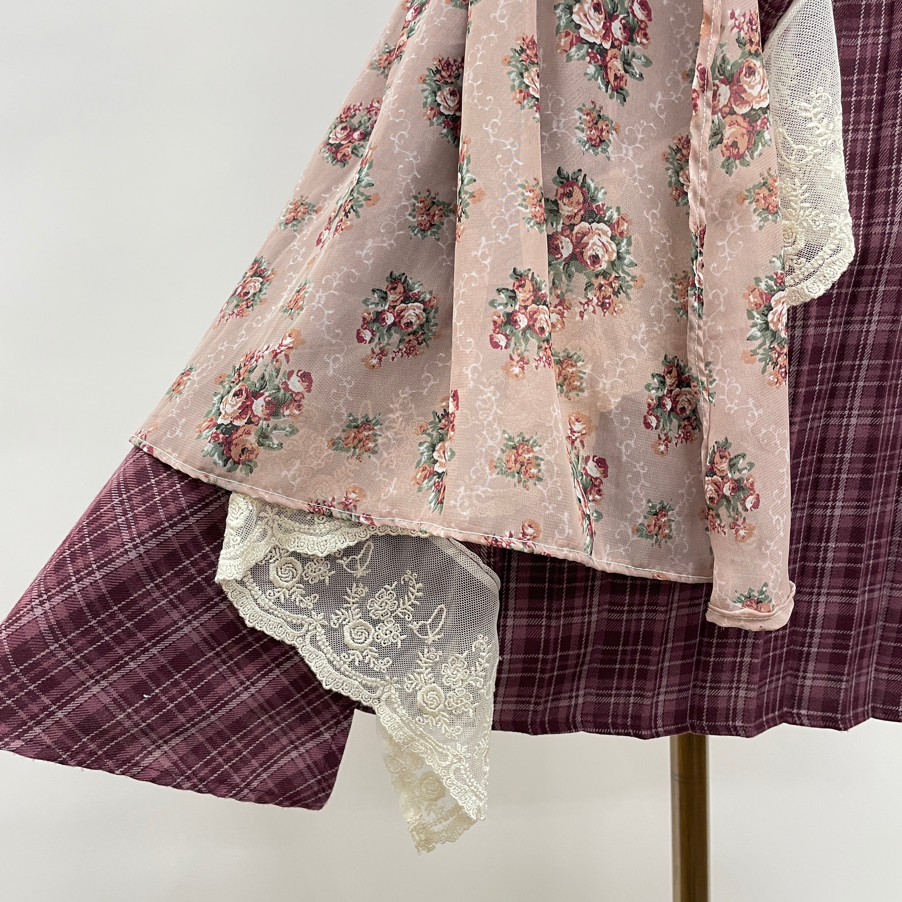 PAX00100 ♥ PAX SUEDE LEATHER UNBALANCED SKIRT /追跡付 PAX SUEDE LEATHER UNBALANCED SKIRT