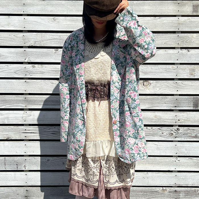 花柄テーラードジャケット – PASTEQIDOR