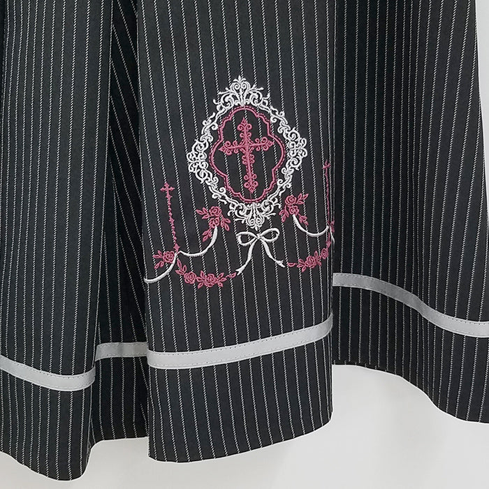 axesfemme】クロス刺繍タックスカート – PASTEQIDOR