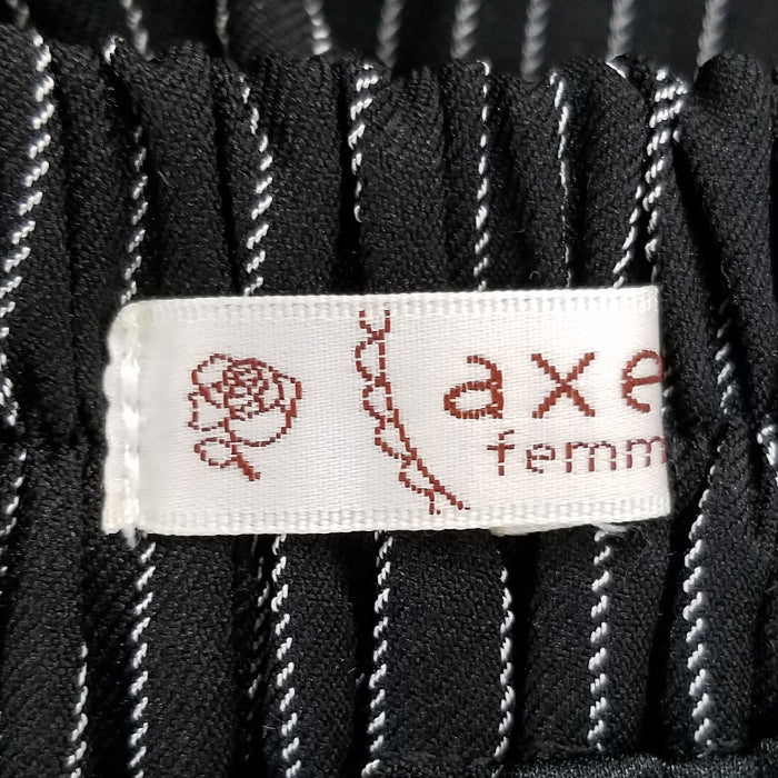 axes femme アクシーズ クロス刺繍タックスカート 黒 axes femme アクシーズ クロス刺繍タックスカート 黒 - メルカリ