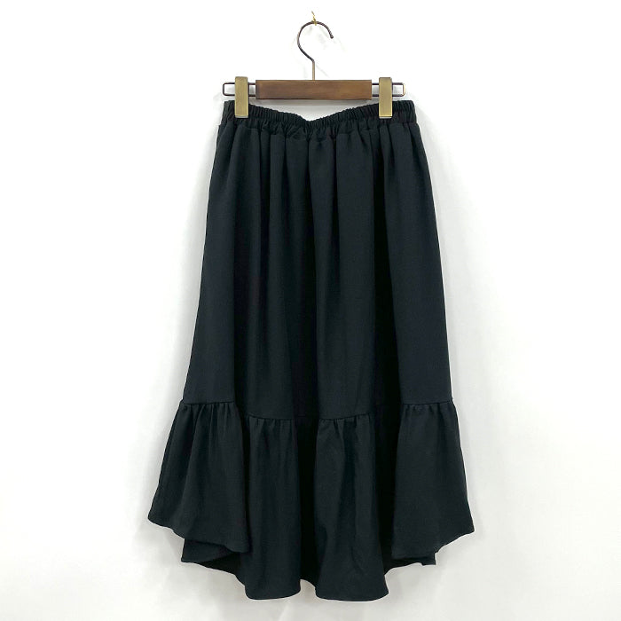 PINUE ダメージラッフルスカート（BLACK） pinueダメージラッフルスカート (ブラック) M