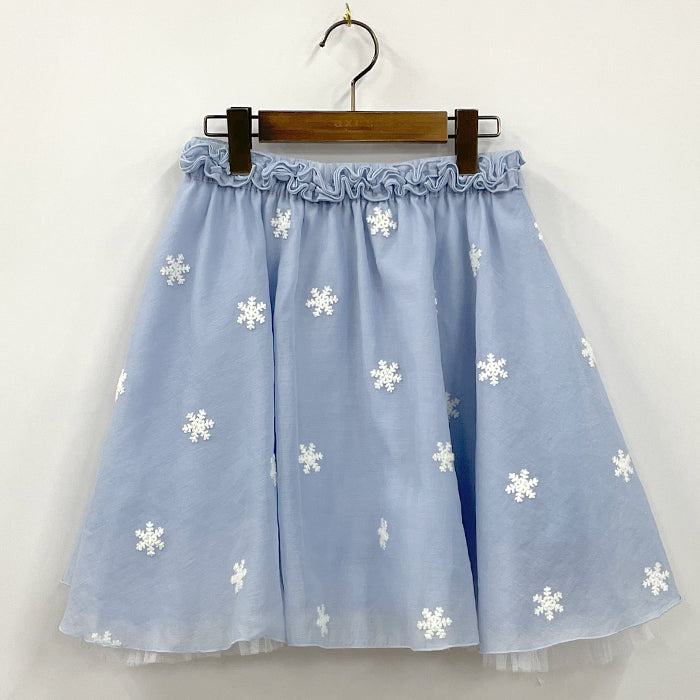 雪の結晶刺繍入りスカート – PASTEQIDOR