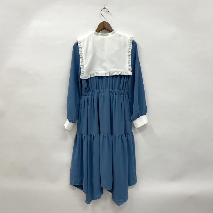 Ameri VINTAGE　 チャイナボタンベストセットワンピース チャイナボタン刺繍襟付OP – PASTEQIDOR