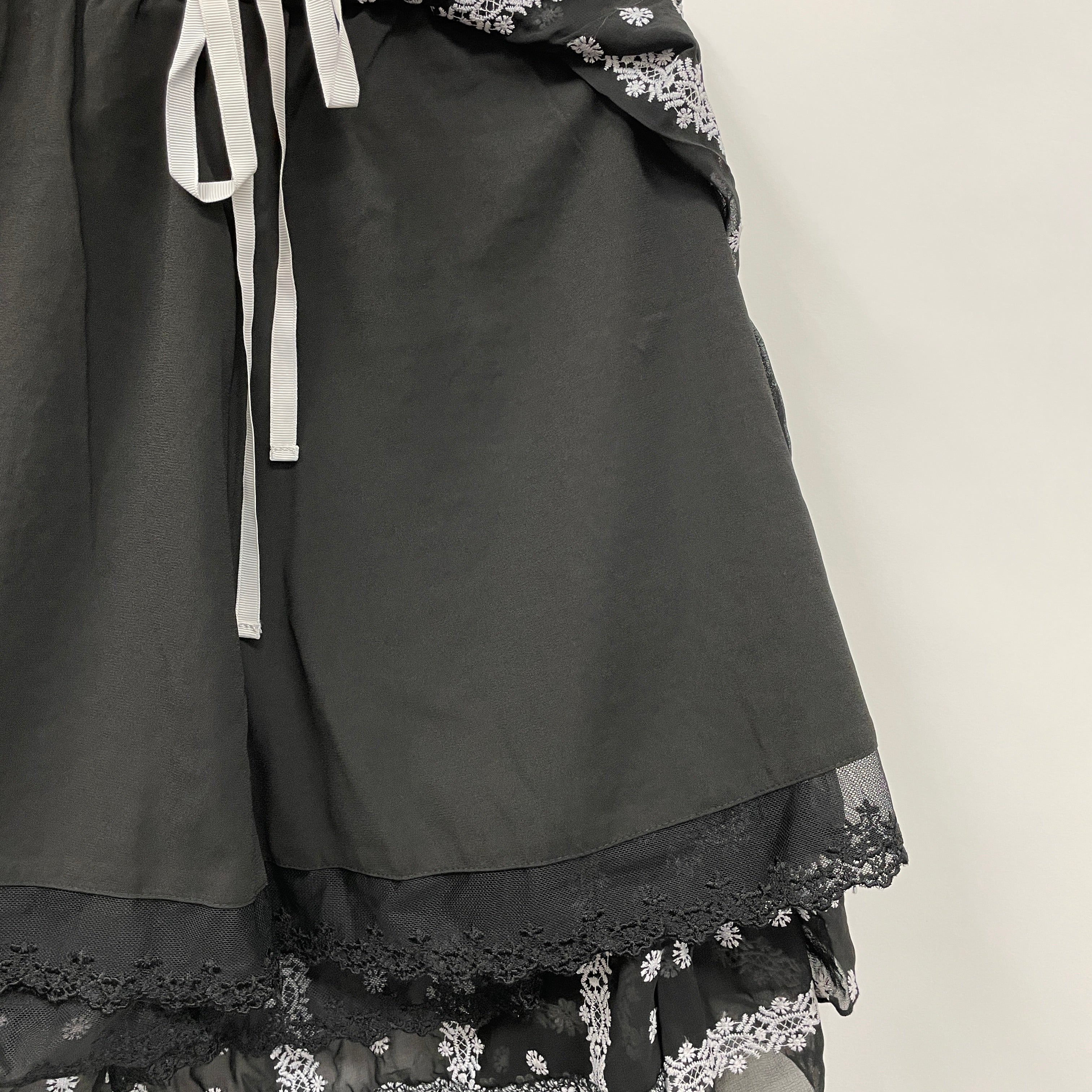 00s dark coquette 裾スカラップ ティアードスカパン ラップ風スカパン – PASTEQIDOR