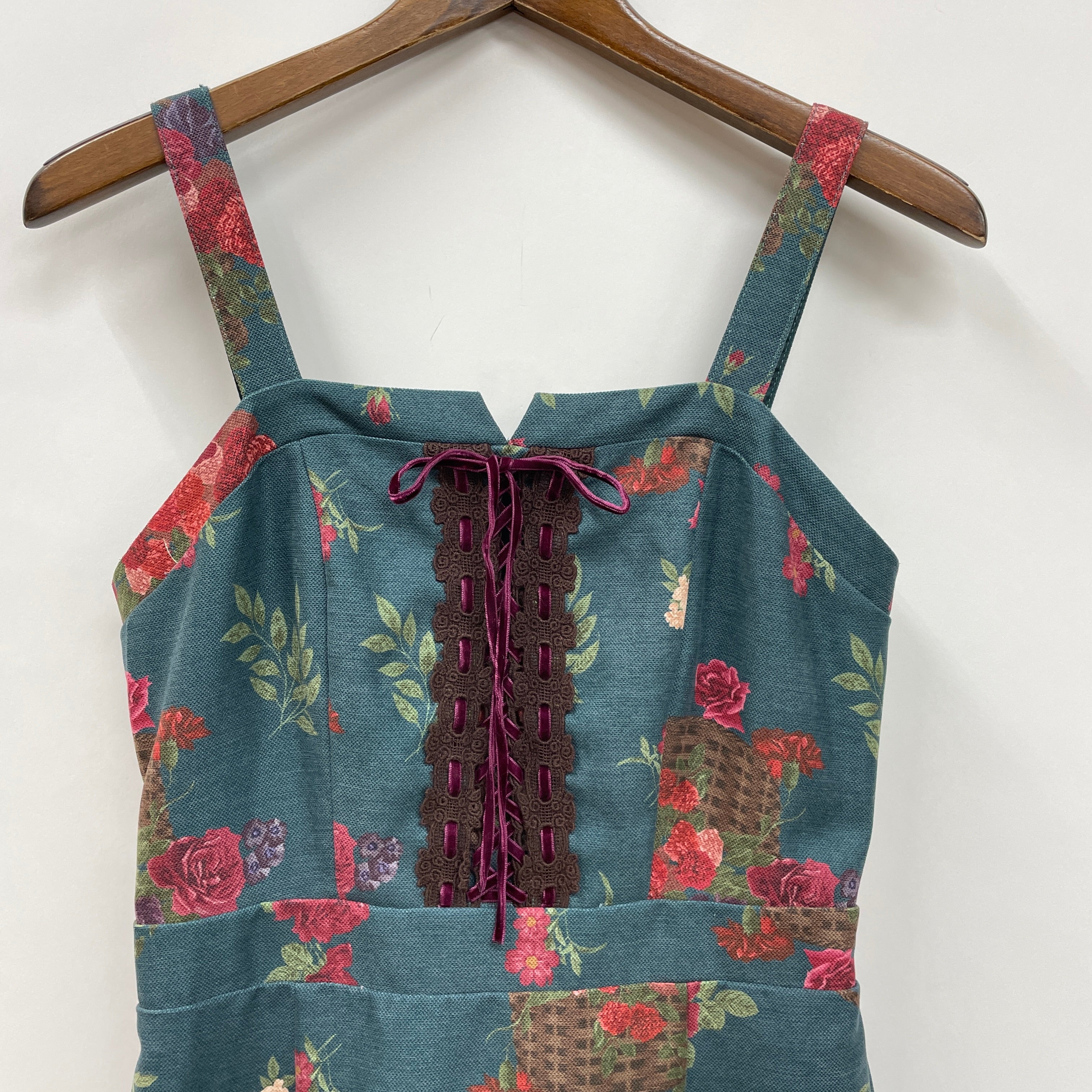 バスケットブーケ柄ジャンスカ – PASTEQIDOR