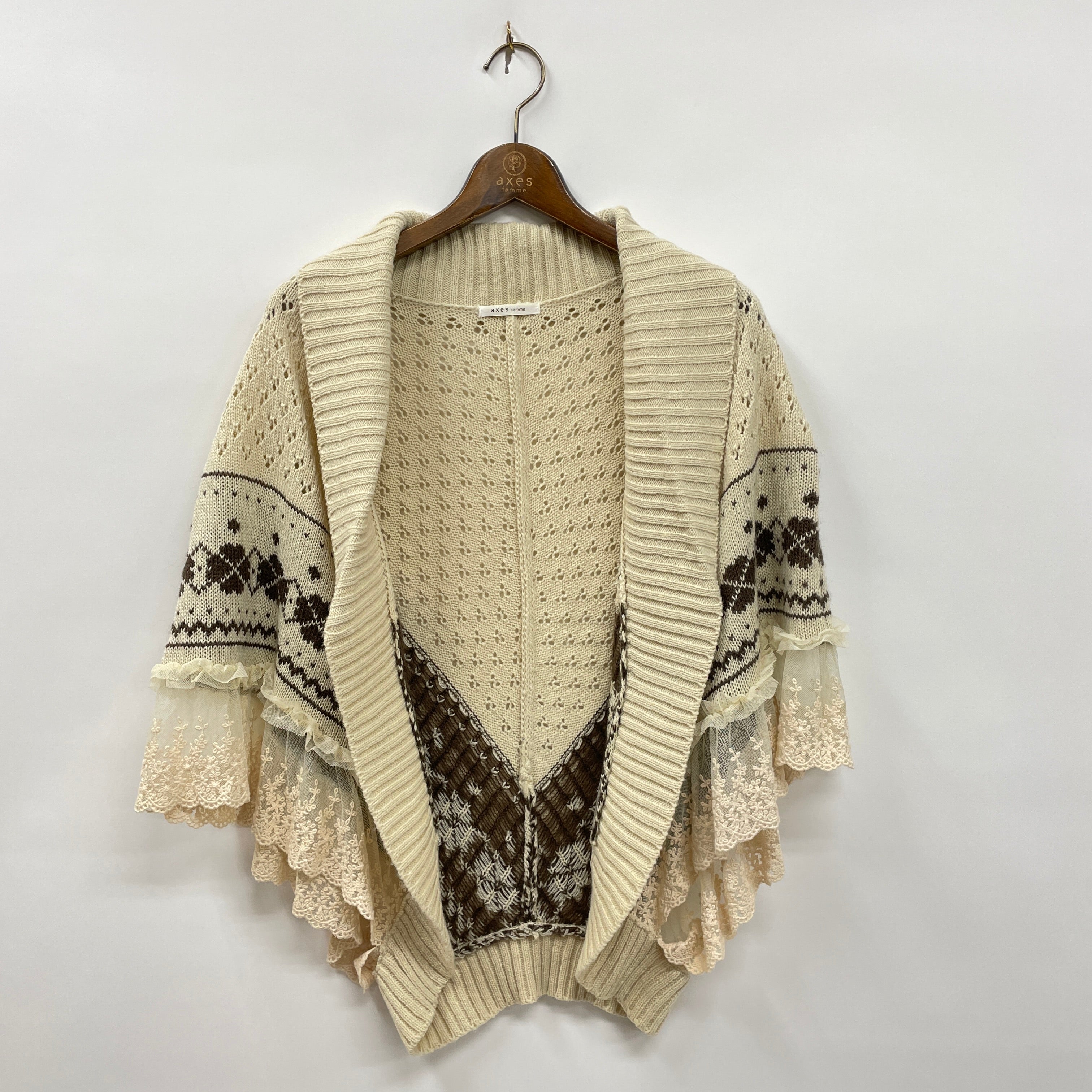 レースニットポンチョ – PASTEQIDOR