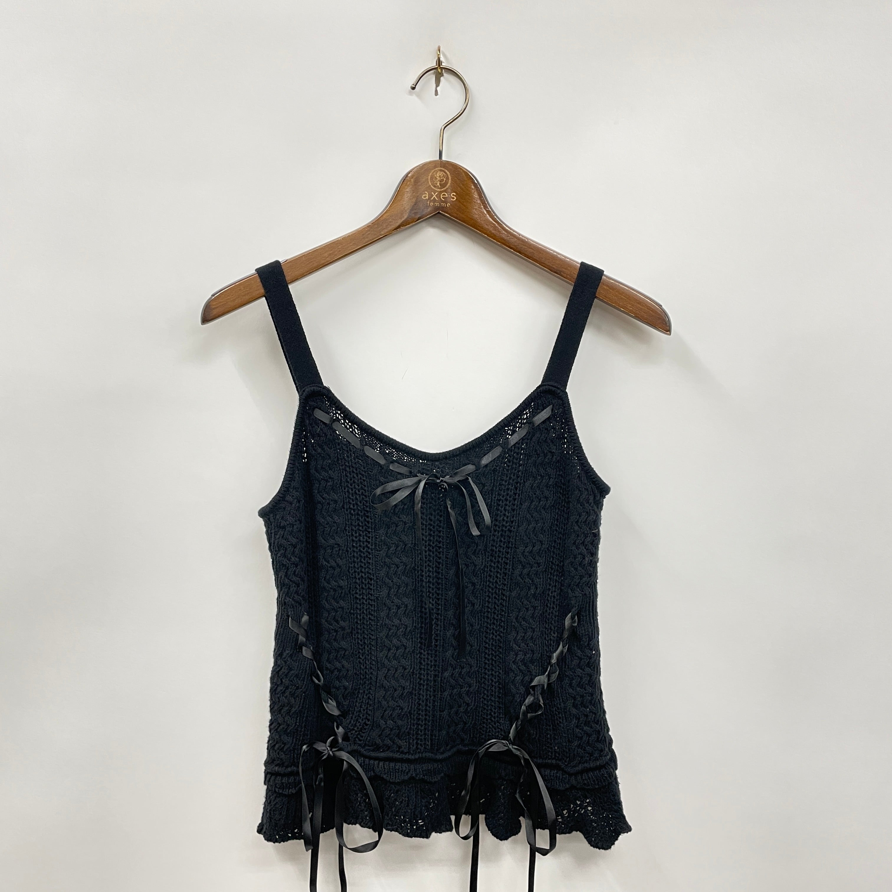 レースアップニットビスチェ – PASTEQIDOR