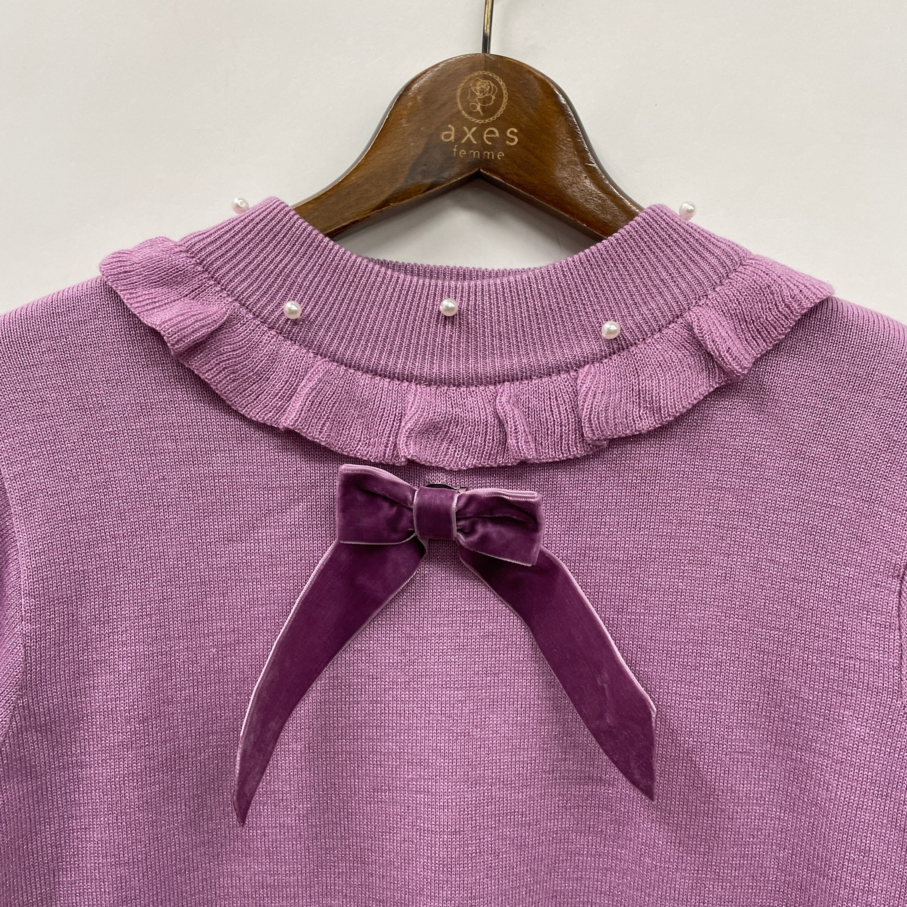 【新品タグ付/44,000円】デパリエ ラメニットプルオーバー カタアゼラメニットプルオーバー（ニット/セーター）｜A part by