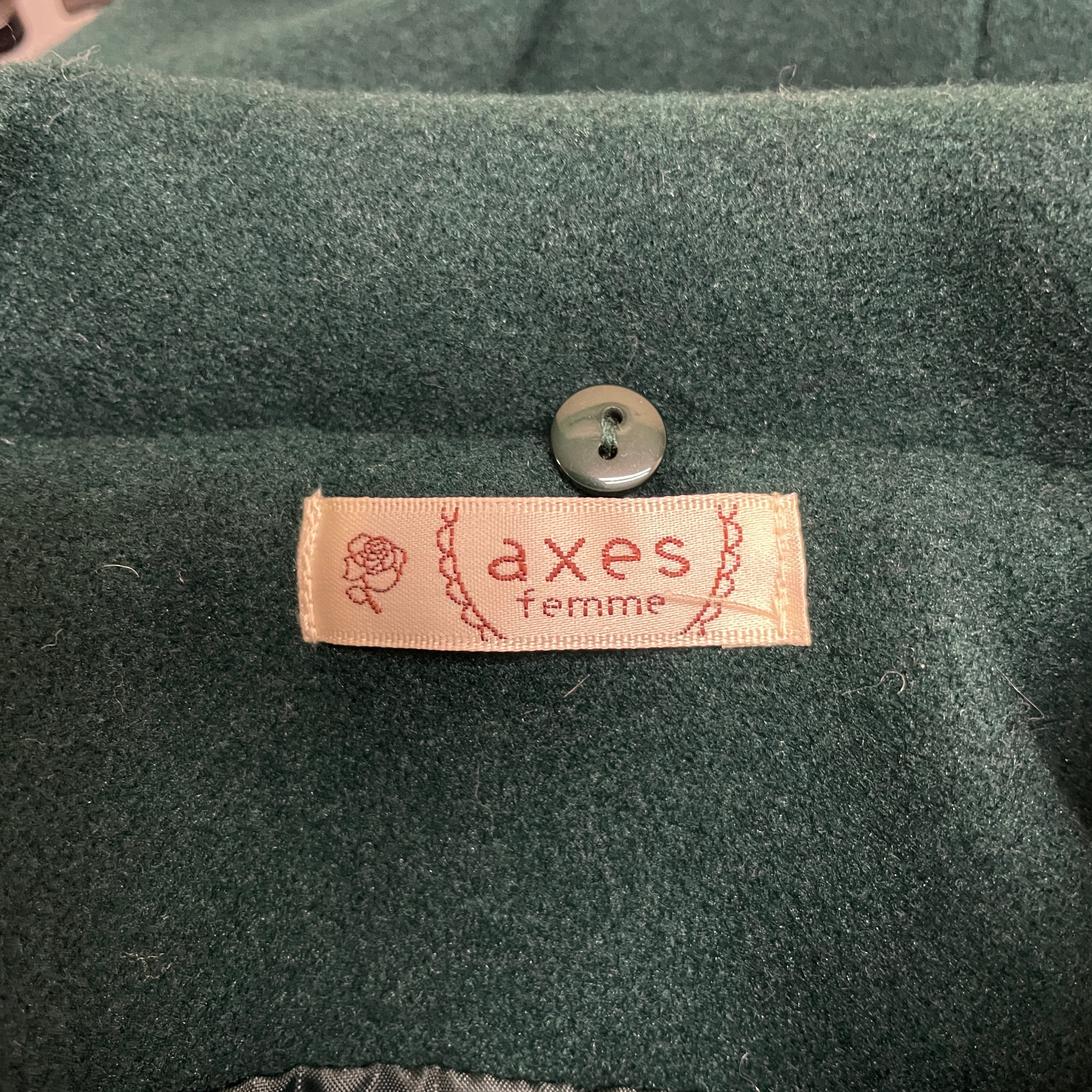 イタリア製✩新品同様✩Aライン✩ミンク✩アンゴラ＆ウール✩ファーコート✩上品 YOKOAUNTY