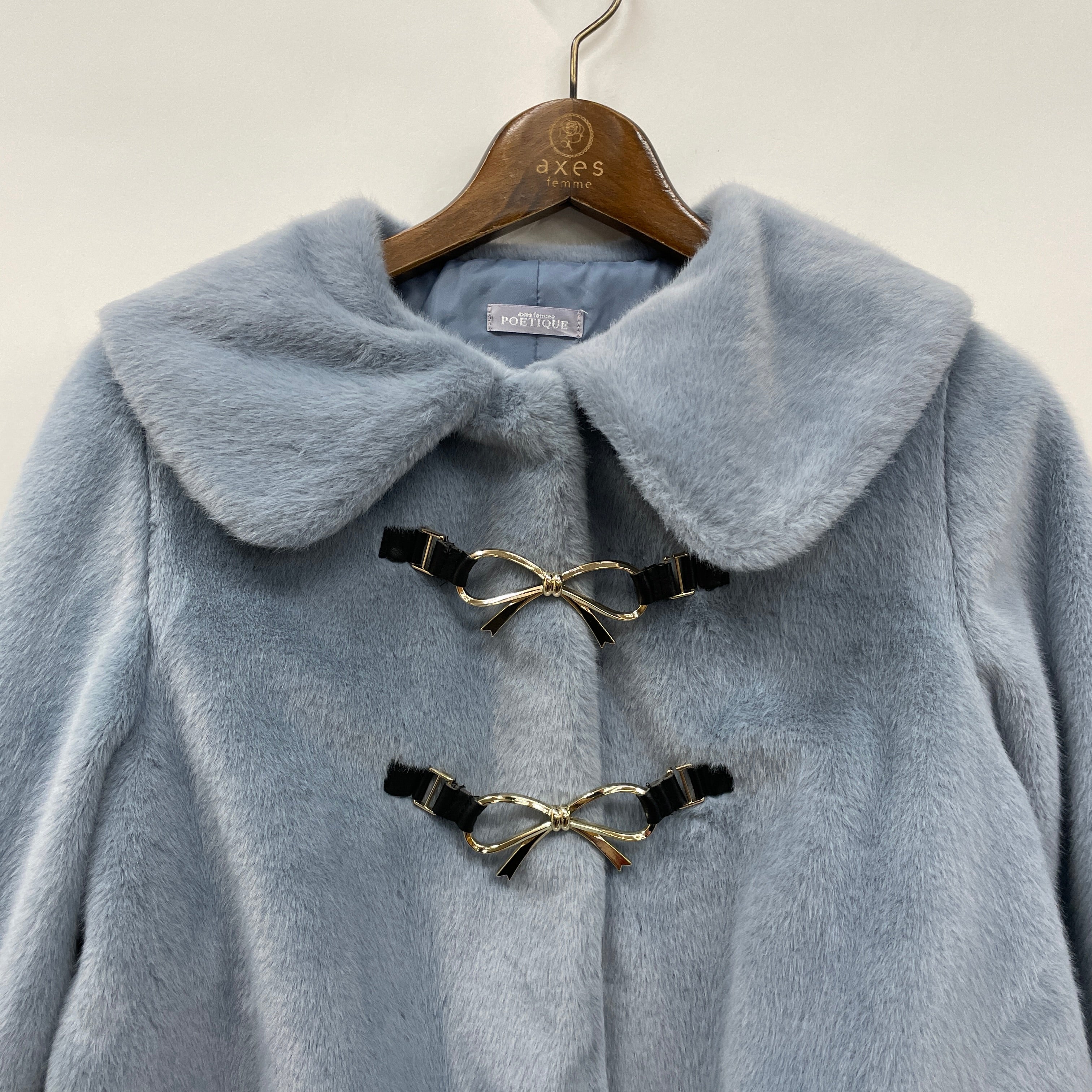 リボン金具ファーコート – PASTEQIDOR