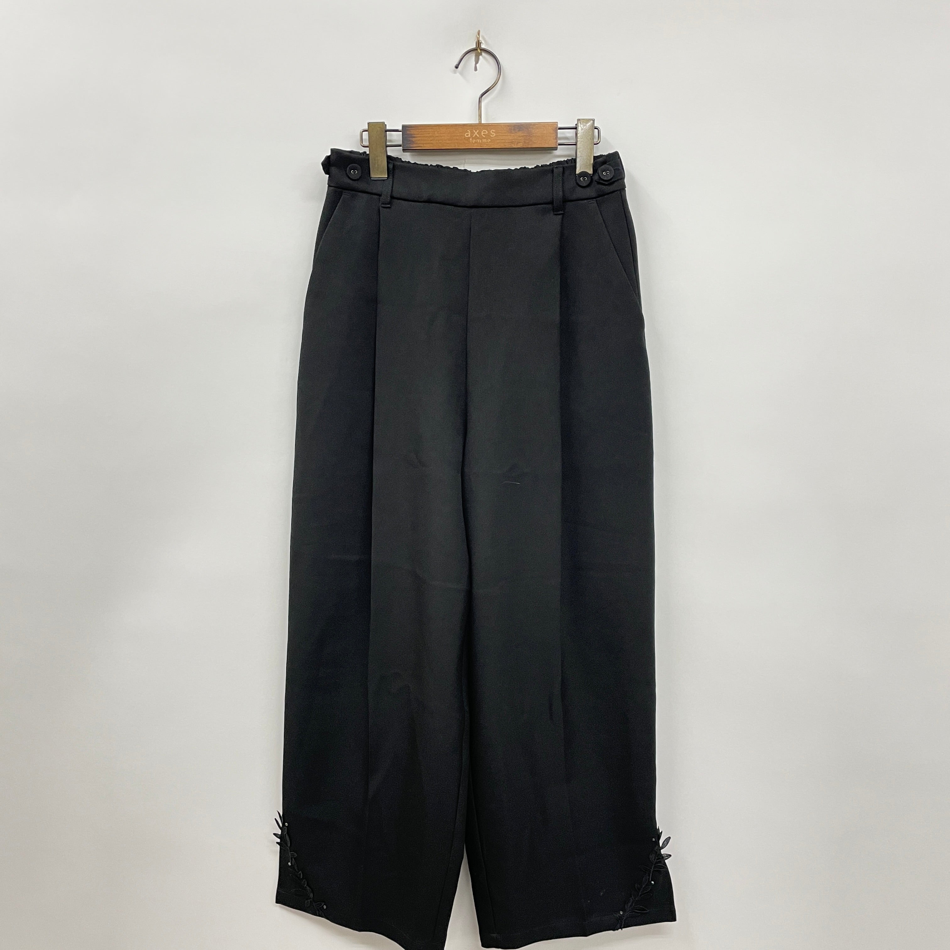 裾デザインストレートパンツ – PASTEQIDOR