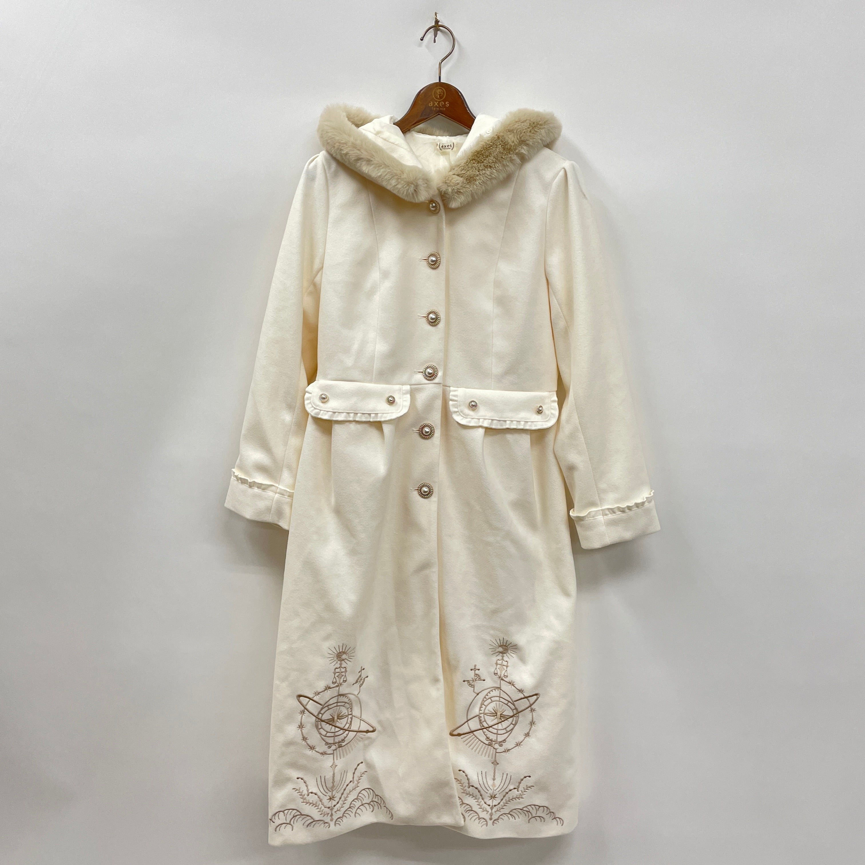 天体刺繍フード付コート – PASTEQIDOR