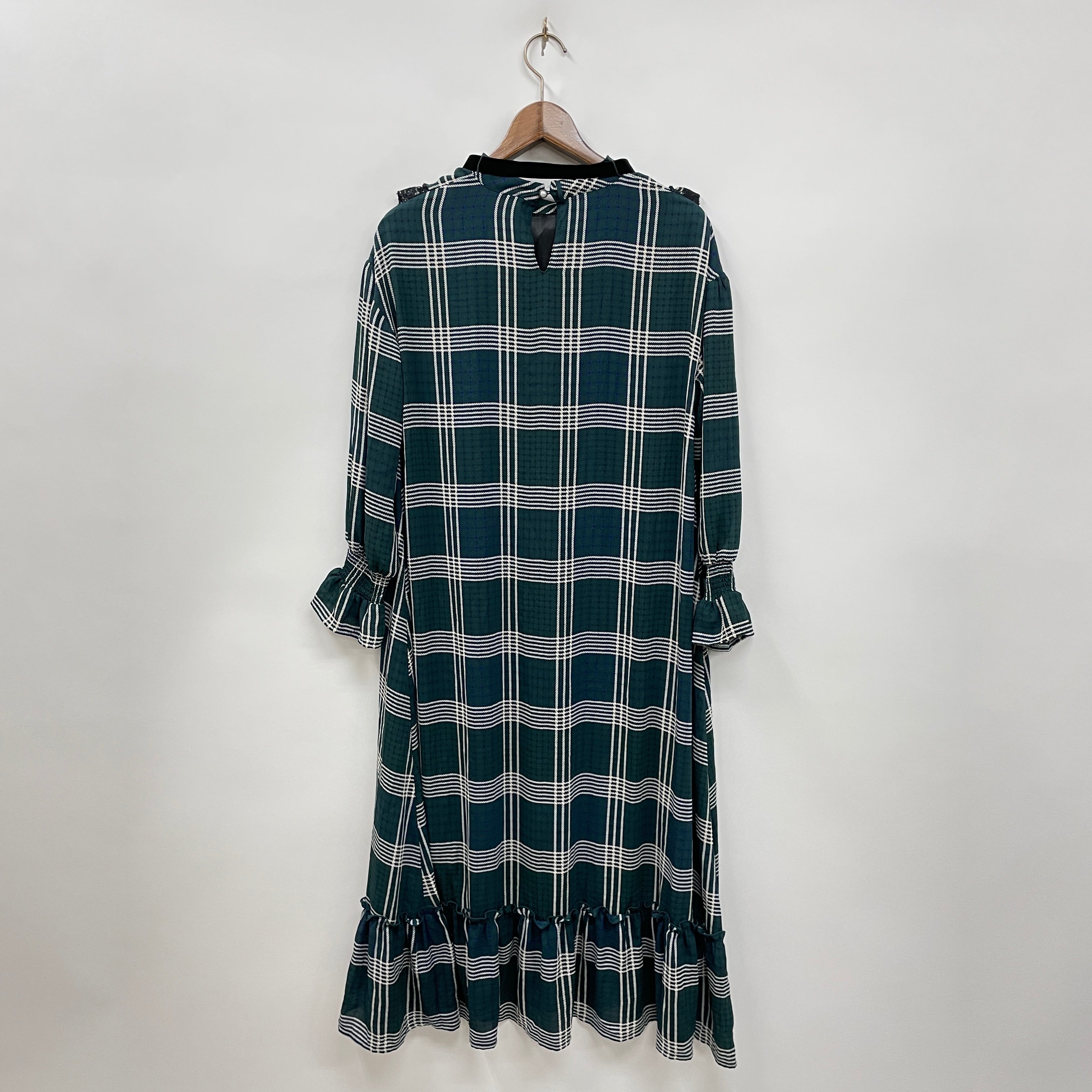 エブール　マドーナチェックワンピース チェックプリントロングワンピ – PASTEQIDOR