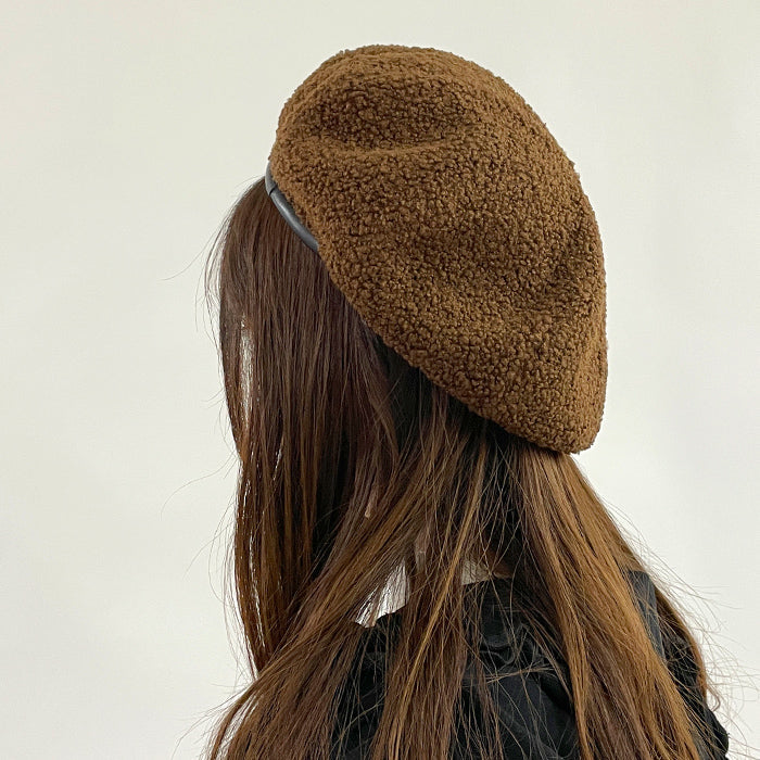 axes femme（アクシーズファム）古着 レザーパイピングハット
