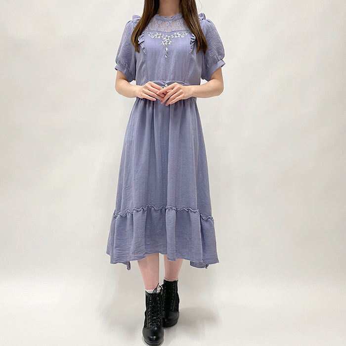すみれ刺繍ワンピース – PASTEQIDOR