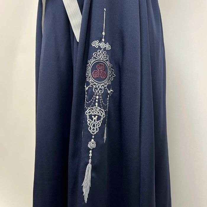 axes femme（アクシーズファム）古着 チャイナ風刺繍キャミワンピース