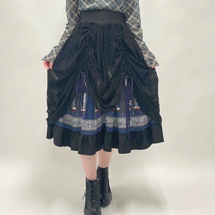 axes femme（アクシーズファム）古着 ダークナイトサーカススカート